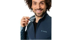 Vaude Men's All Year Moab FZ Shirt -FahrradStil Sparshop az Vaude Mens All Year Moab FZ Shirt 3 darkseauni 216801